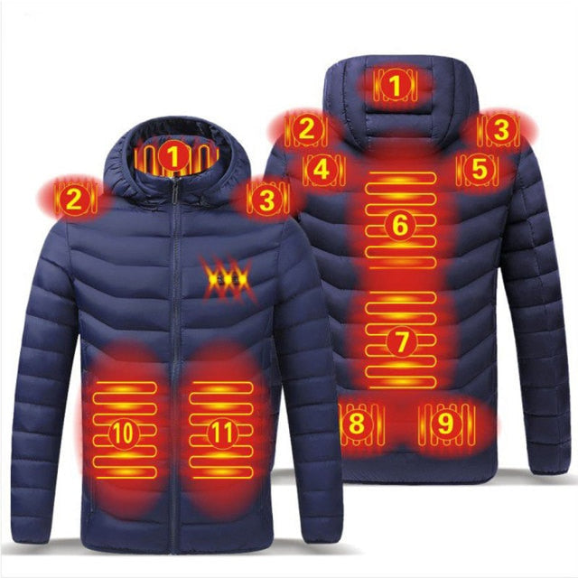 Unisex Winter Heating Jacket