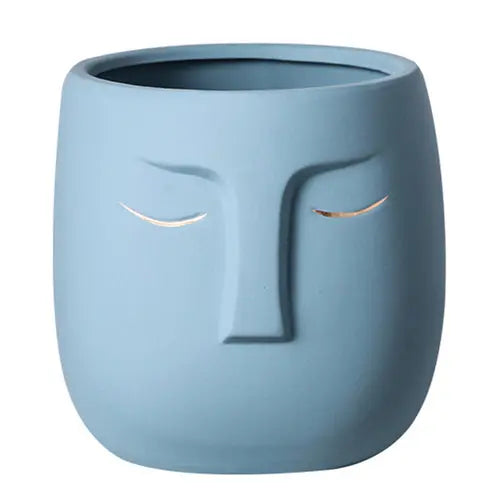 Ceramic Face Living Room Vase - GLR SHOPPING