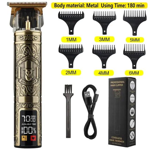 Electric Hair Cutting Machine Vintage T9 Clipper - GLR SHOPPING