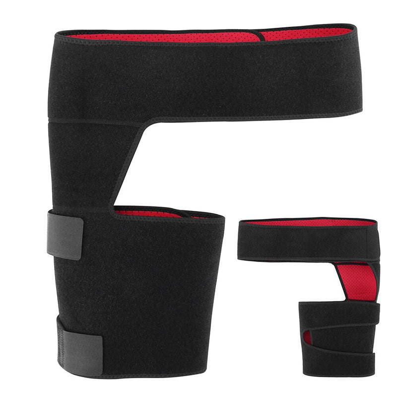 Adjustable Groin Support Men Women Compression Sport Thigh Waist Wrap – GLR  SHOPPING