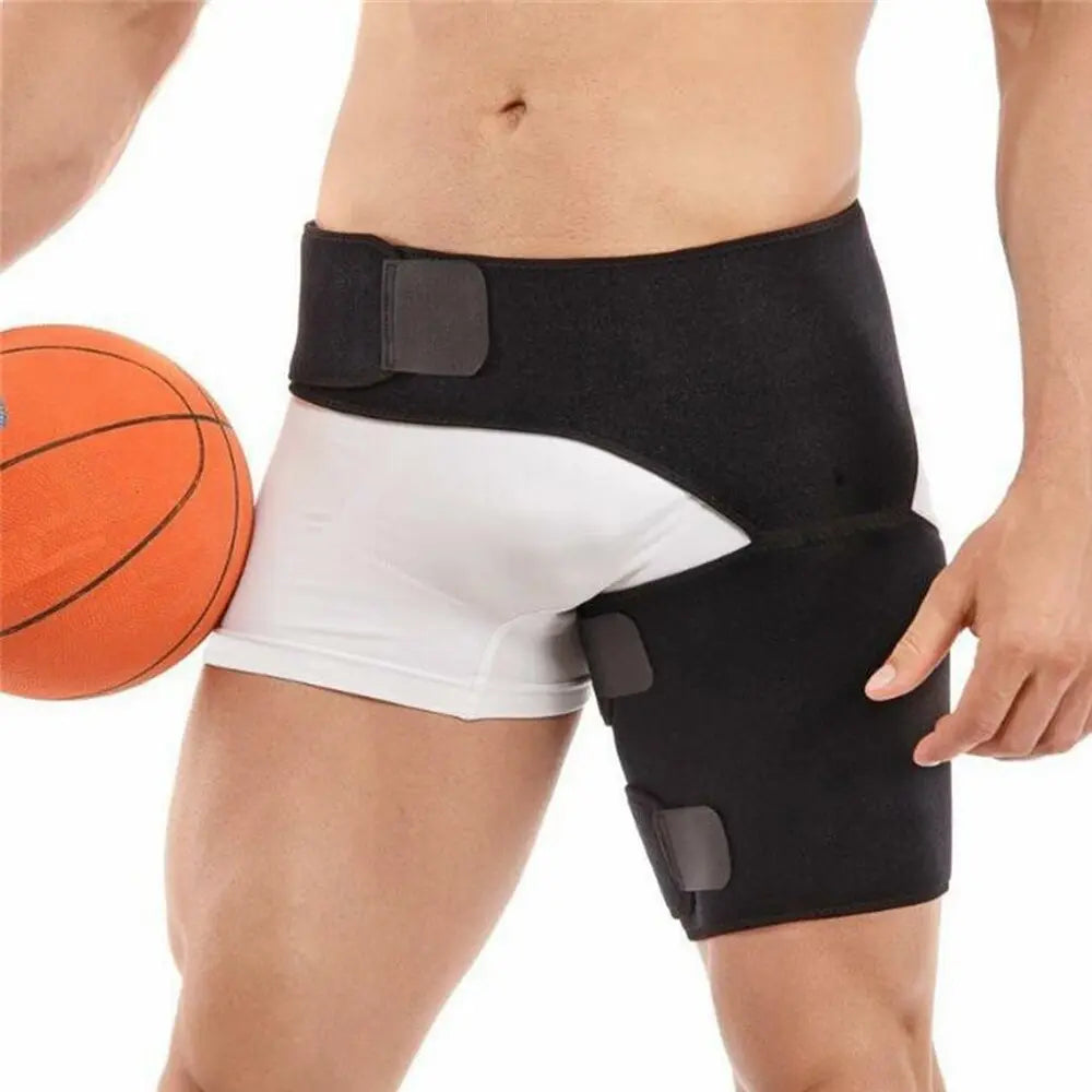 Adjustable Groin Support Men Women Compression Sport Thigh Waist Wrap - GLR SHOPPING