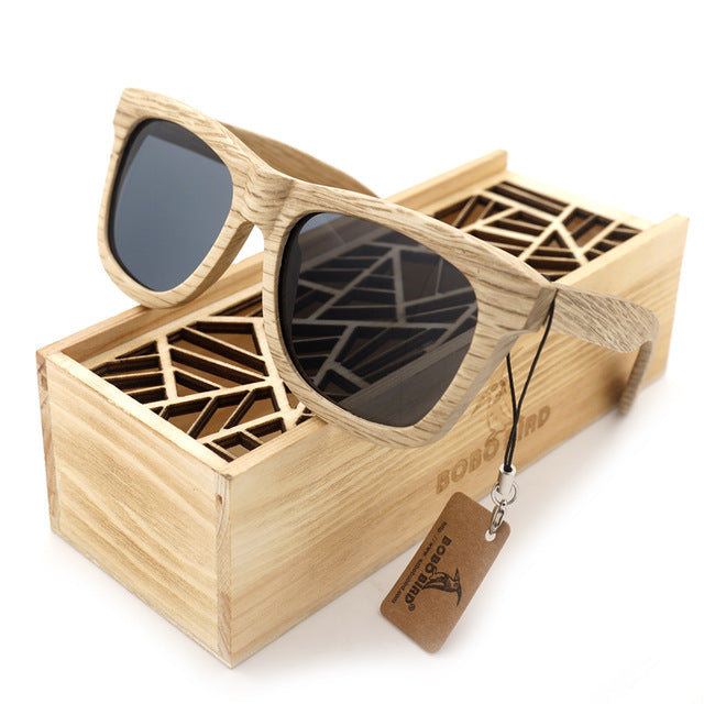 Wood Sunglasses Brand Designer brown