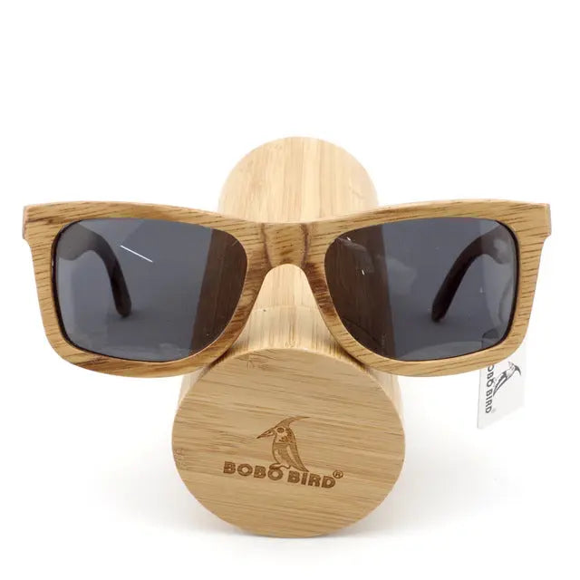 Wood Sunglasses Brand Designer brown - GLR SHOPPING