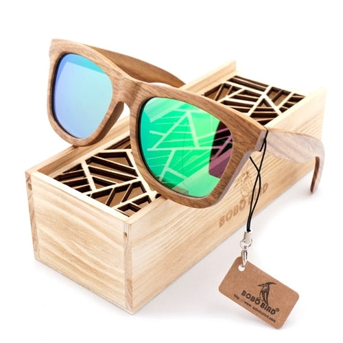 Wood Sunglasses Brand Designer brown