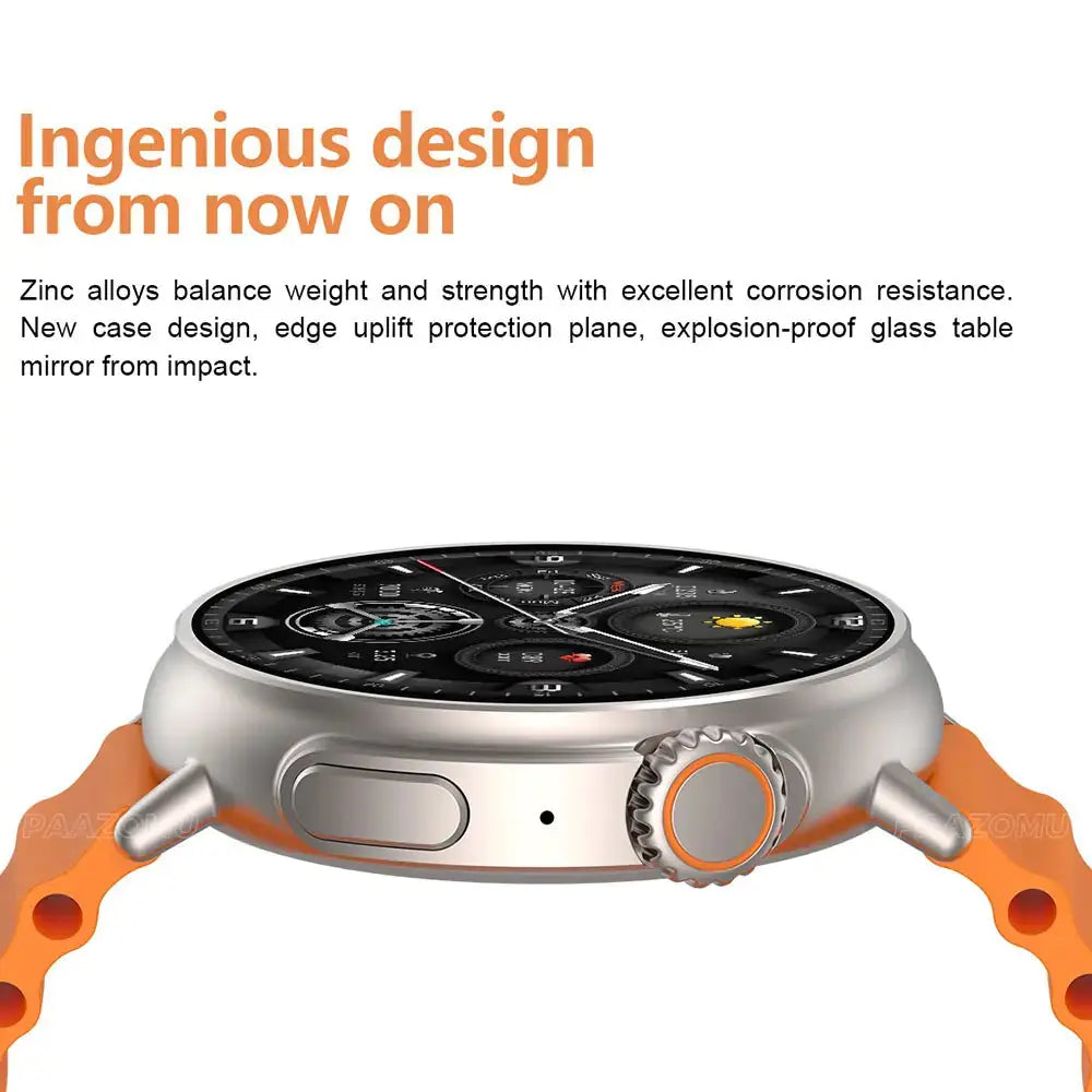 AMOLED 1.6 Inch Smart Watch - GLR SHOPPING