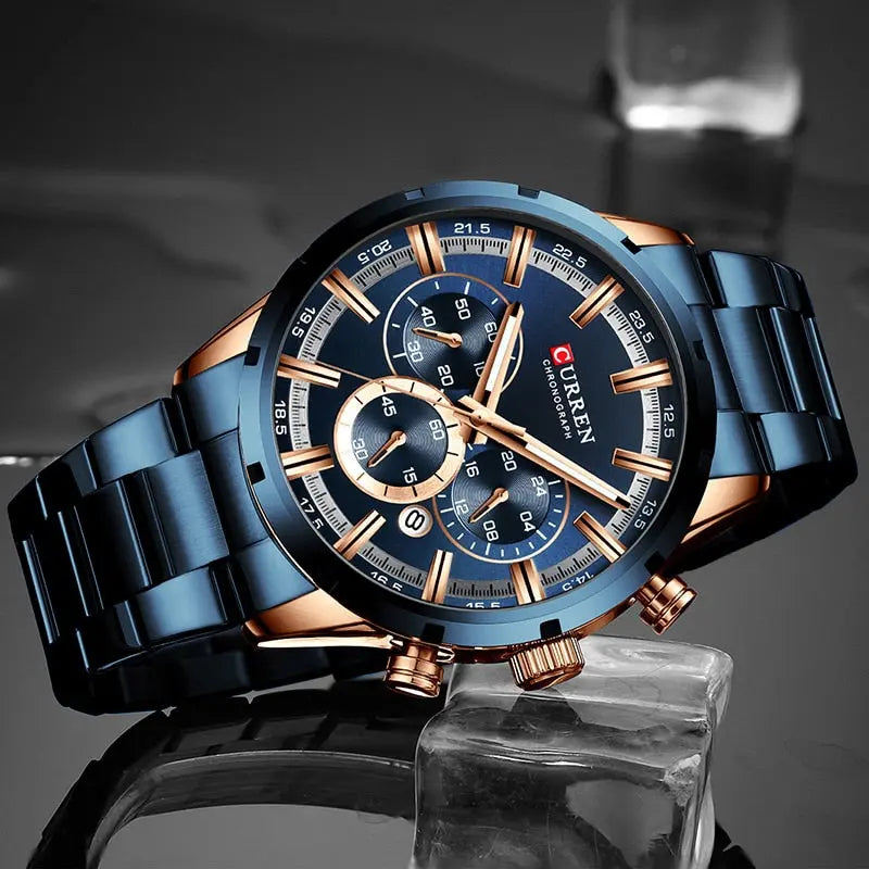 CURREN Men Watch Top Brand Luxury Sports Quartz Mens Watches - GLR SHOPPING
