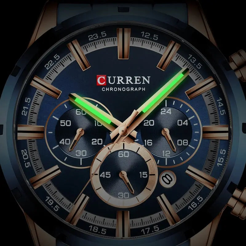 CURREN Men Watch Top Brand Luxury Sports Quartz Mens Watches - GLR SHOPPING