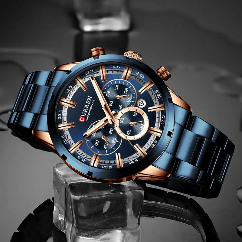 CURREN Men Watch Top Brand Luxury Sports Quartz Mens Watches - GLR SHOPPING