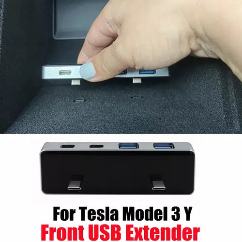 Car USB Extender For Tesla Model 3 Model Y Interior Charging - GLR SHOPPING