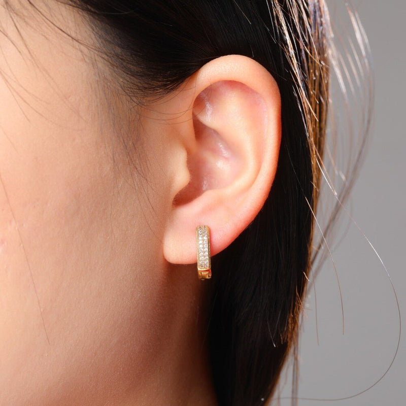 Jewelry Earrings | Stud Earring | Dangle Earrings - 4 Plated Stone