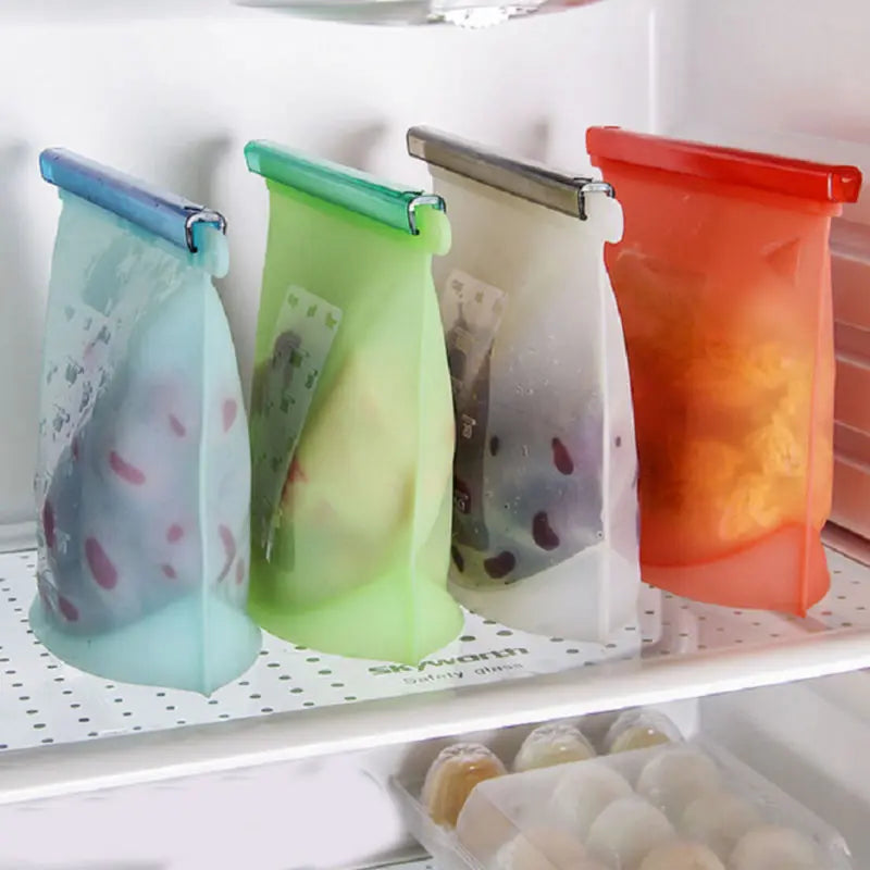 Reusable Seal Silicone Food Fresh Bag - GLR SHOPPING