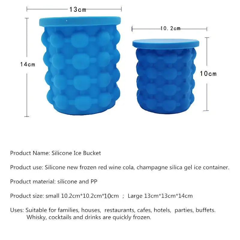 Large Silicone Wine Ice Bucket - GLR SHOPPING