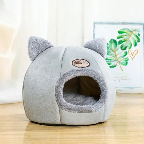 Deep sleep comfort in winter cat bed little dogs basket for cat‘s - GLR SHOPPING