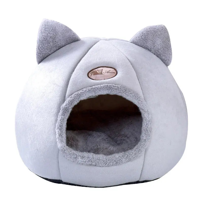 Deep sleep comfort in winter cat bed little dogs basket for cat‘s - GLR SHOPPING