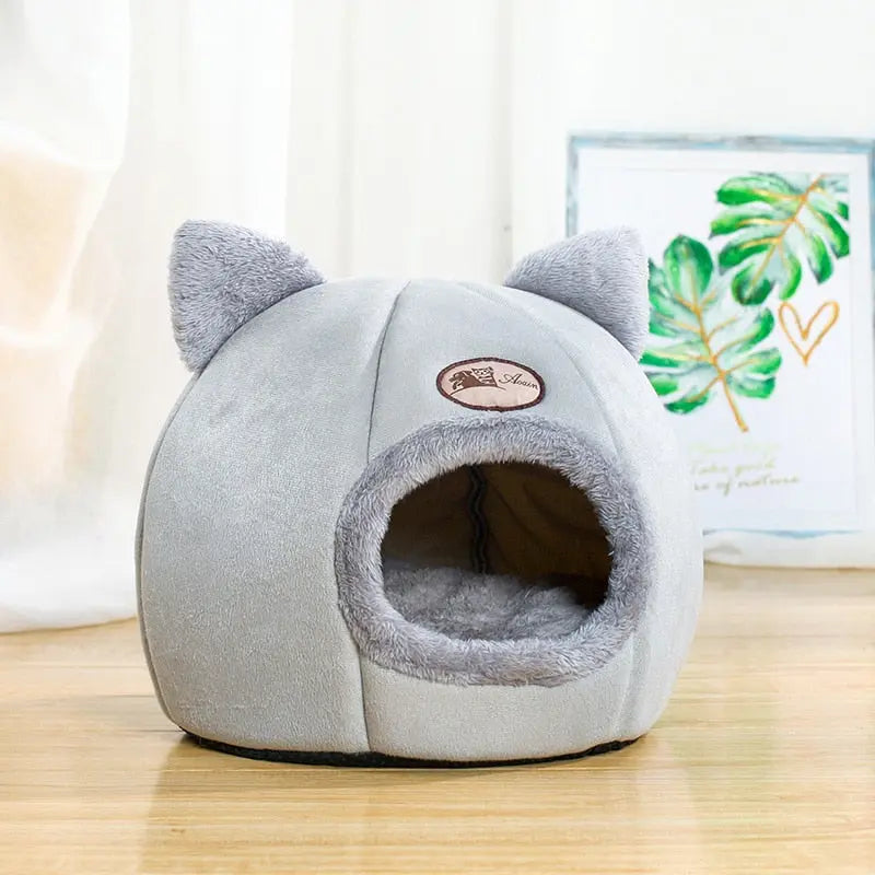 Deep sleep comfort in winter cat bed little dogs basket for cat‘s - GLR SHOPPING
