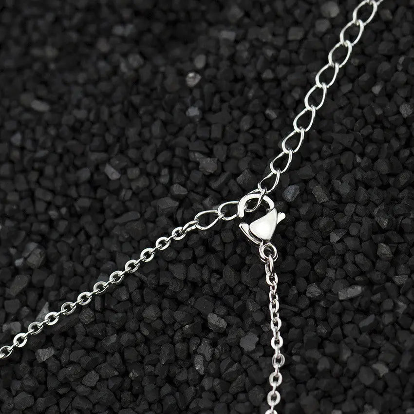 Fashion Paved CZ Stone North Star Necklace Crystal - GLR SHOPPING