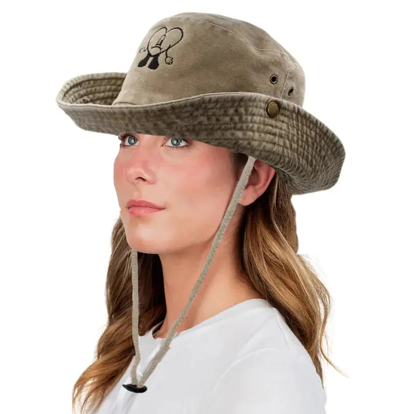 Foldable Cotton Embroidered Bucket Hat GLR SHOPPING