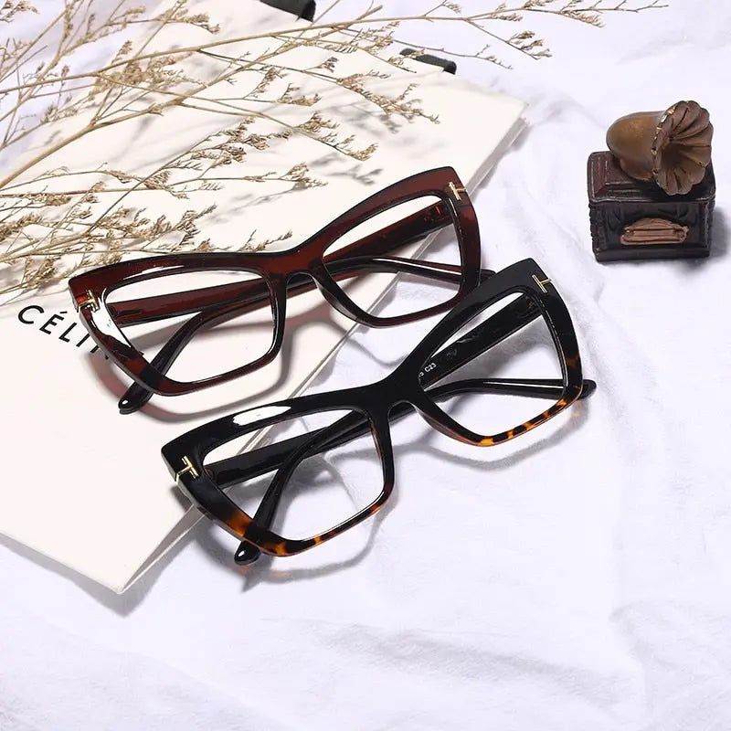 Cat Eye prescription Frames Glasses Women Retro Optics Spectacle Frame - GLR SHOPPING