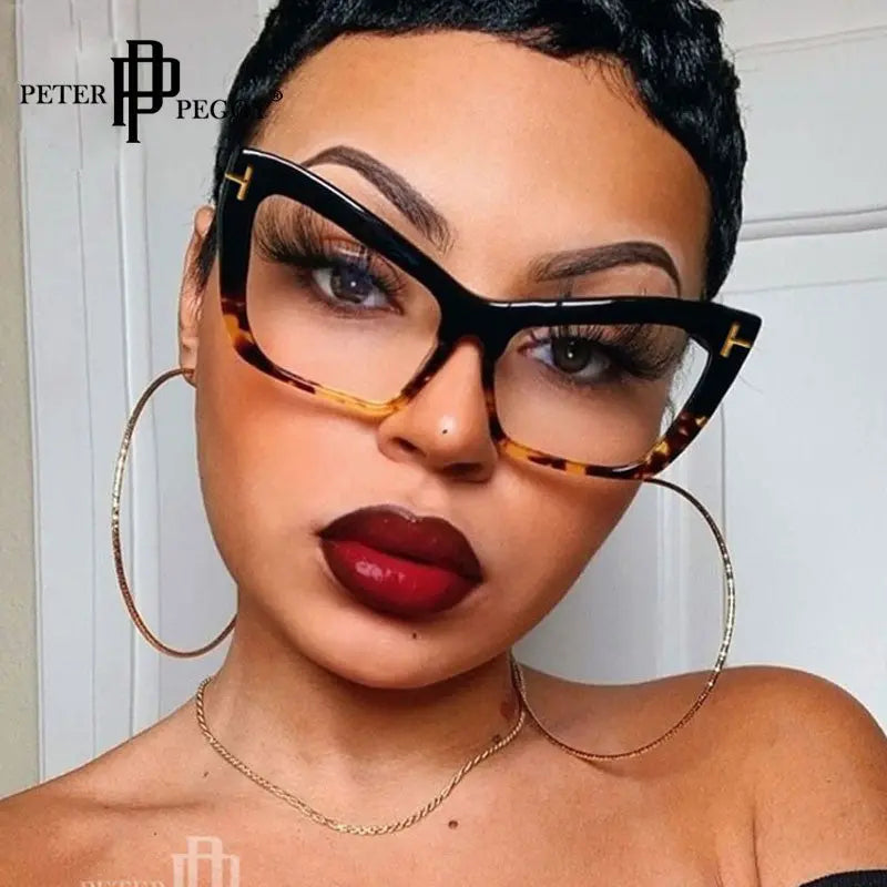 Cat Eye prescription Frames Glasses Women Retro Optics Spectacle Frame - GLR SHOPPING