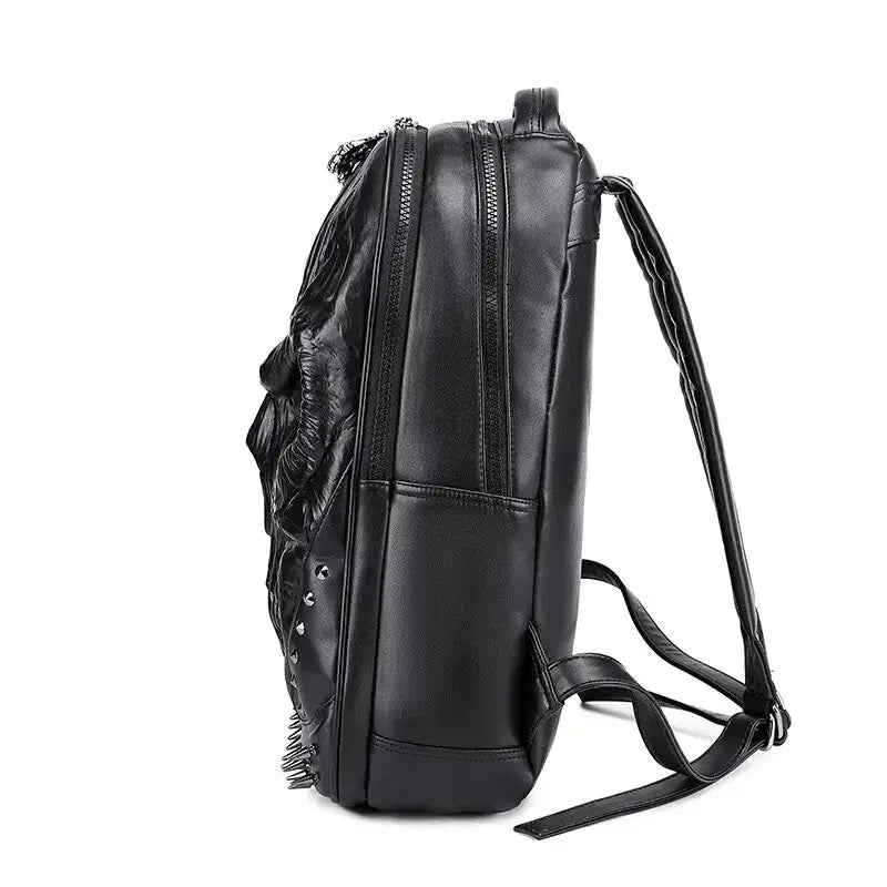 Thick Leather Large Capacity Backpacks Bags - GLR SHOPPING