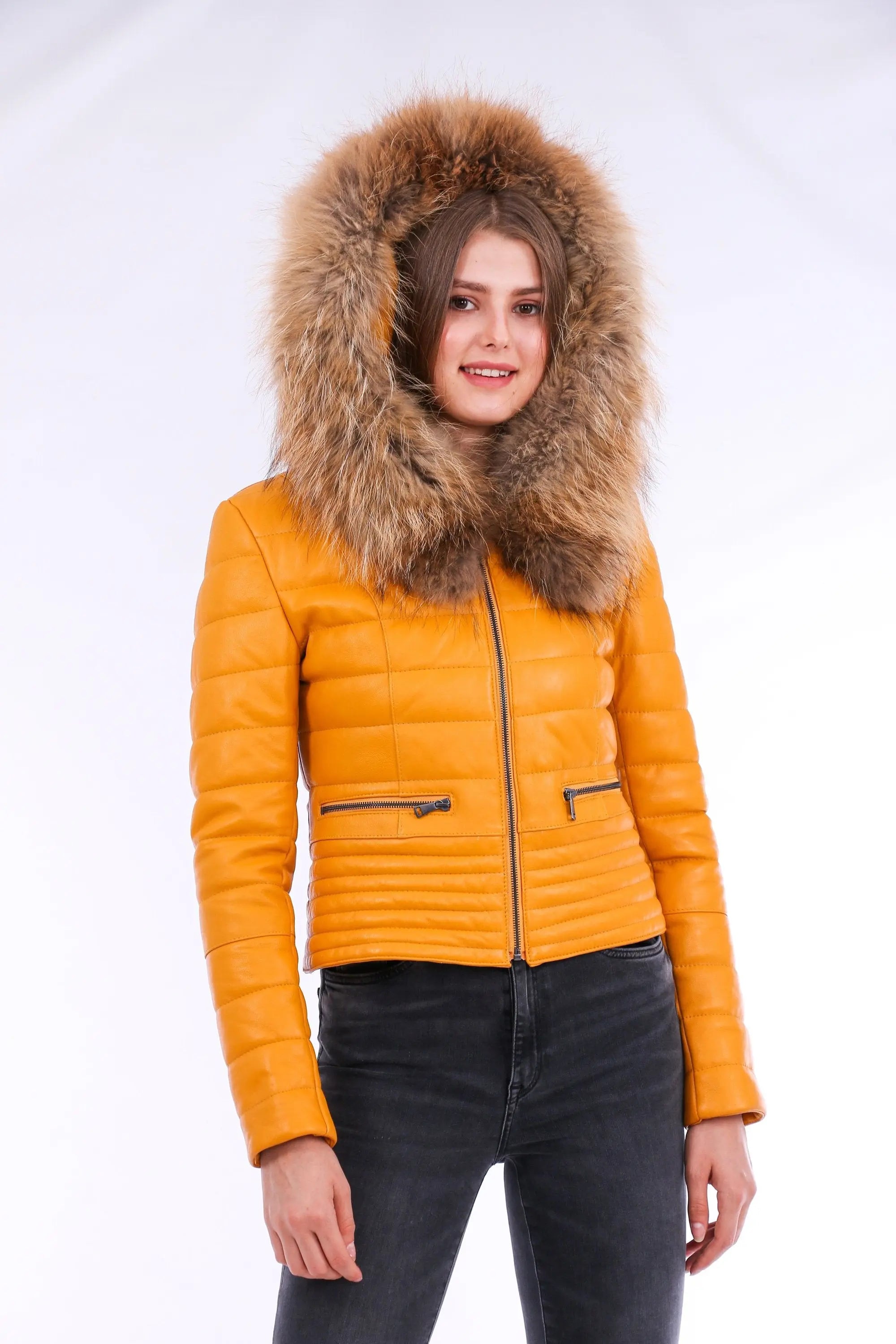 Anoraq Quilted Leather Jacket - GLR SHOPPING