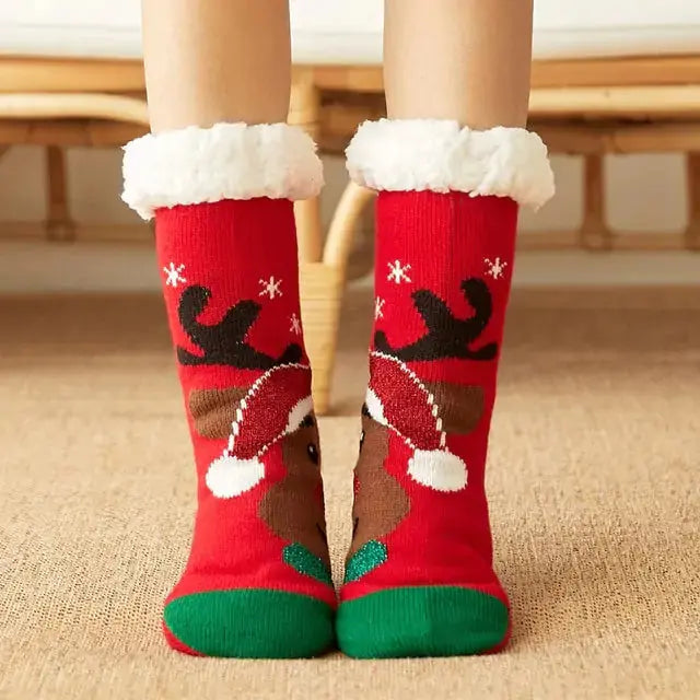 Women's Fuzzy Slipper Socks GLR SHOPPING