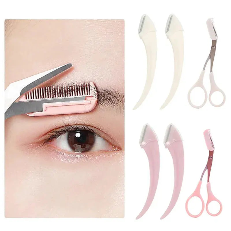 Eyebrow Trimming Scissors With Comb GLR SHOPPING