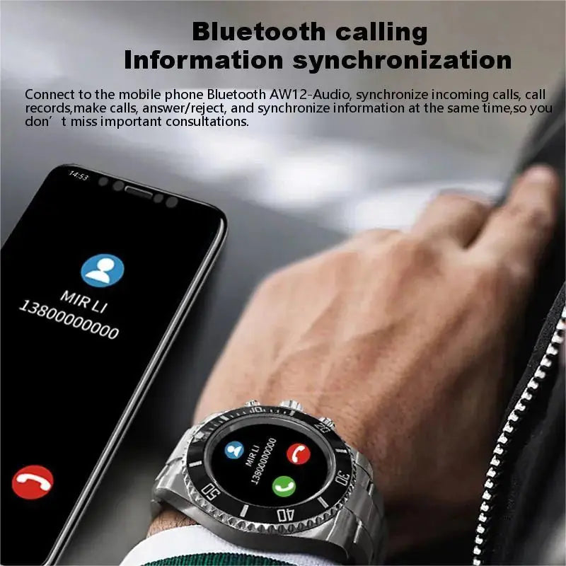 Men's Smart Watch Bluetooth Call Message Display - GLR SHOPPING