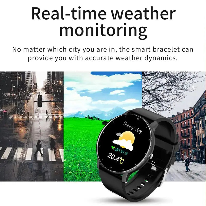 Full Touch Screen Sport Fitness Watch - GLR SHOPPING
