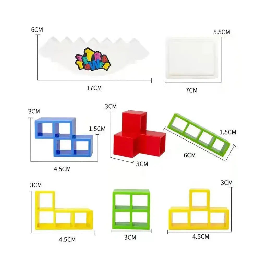 Stacking Blocks Tetra Tower Balance Game GLR SHOPPING