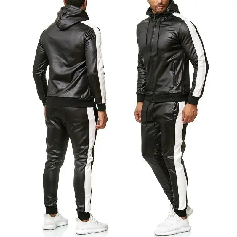 Sweat Suit Hooded Jacket Pants Set - GLR SHOPPING