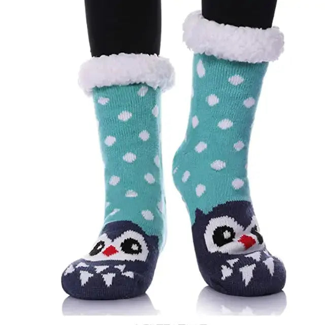 Women's Fuzzy Slipper Socks GLR SHOPPING