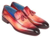 Paul Parkman Men's Tassel Loafer Burgundy (ID#66T82-BUR) - GLR SHOPPING