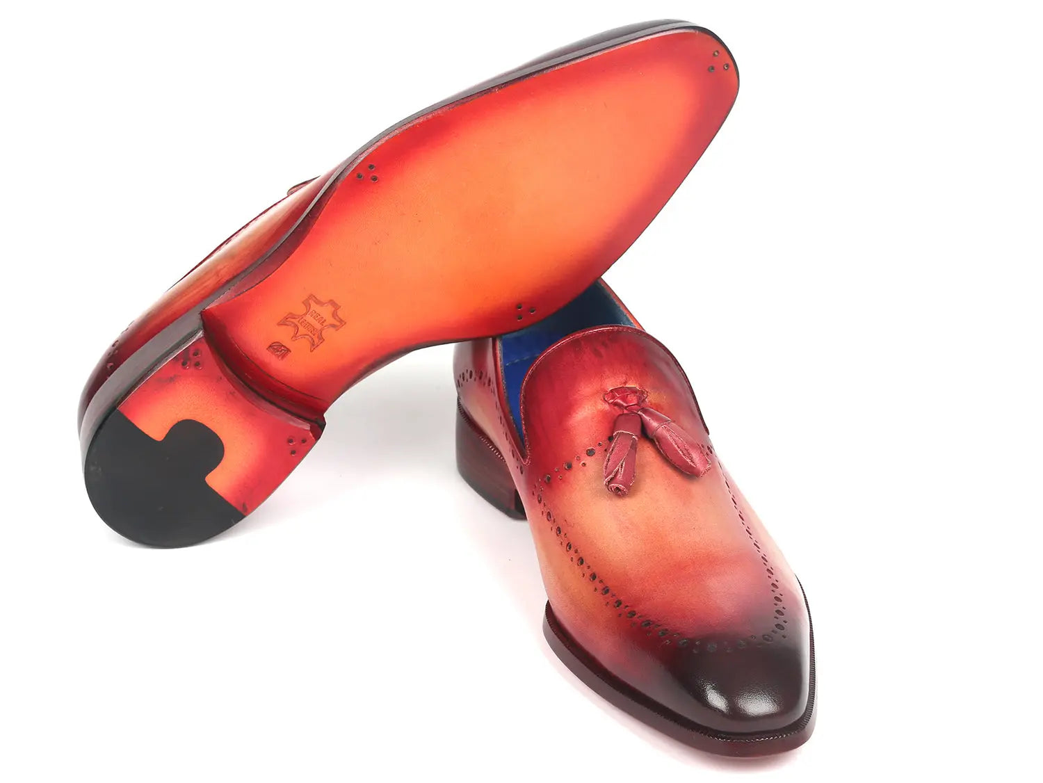 Paul Parkman Men's Tassel Loafer Burgundy (ID#66T82-BUR) - GLR SHOPPING