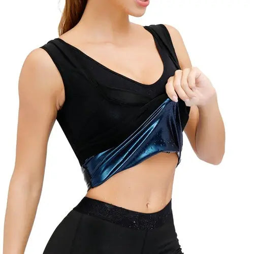 Neoprene Sweat Sauna Vest Body Shaper Waist Trainer Slimming - GLR SHOPPING