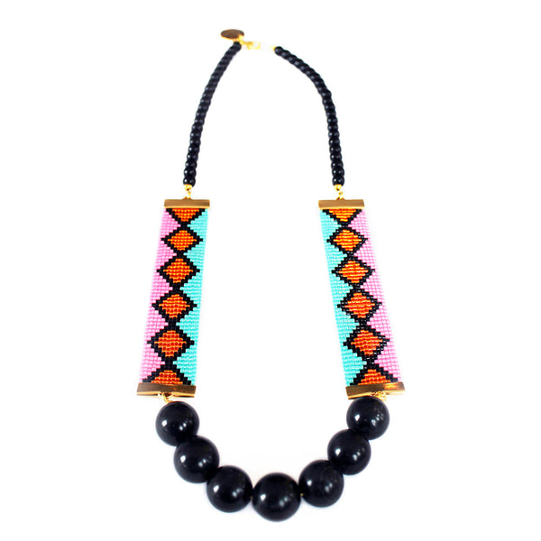 Miami Nights Necklace - Pink