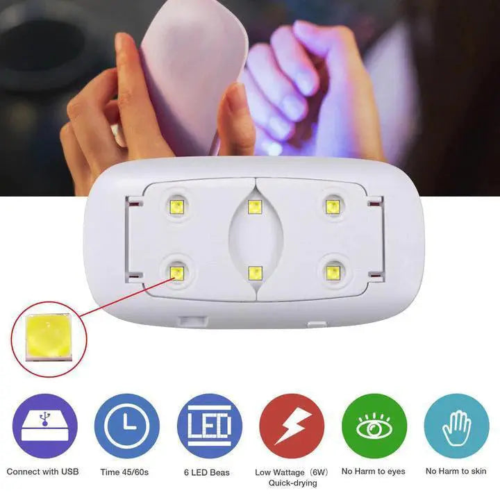 LED UV Nail Dryer Mini Portable Machine - GLR SHOPPING