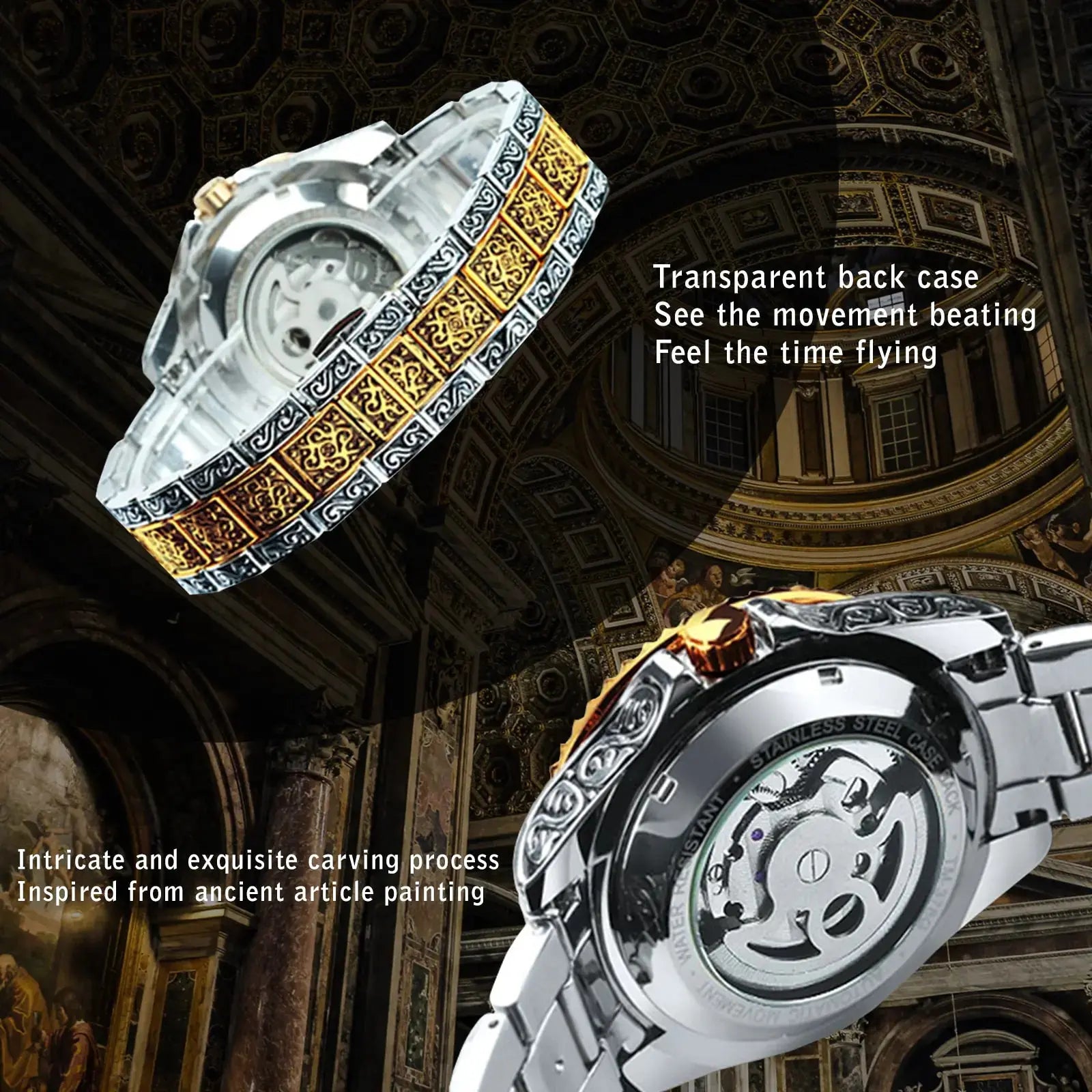 Luxury Moon Phase Mechanical Watches - GLR SHOPPING