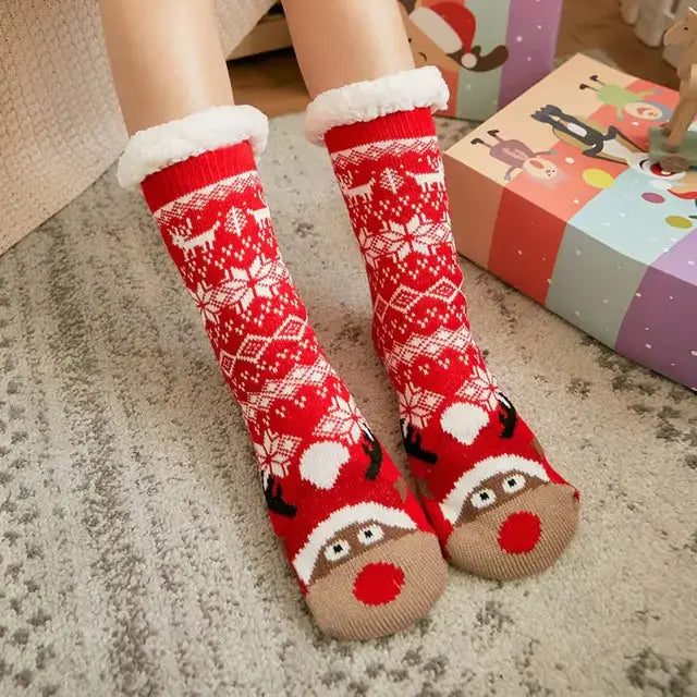 Women's Fuzzy Slipper Socks GLR SHOPPING