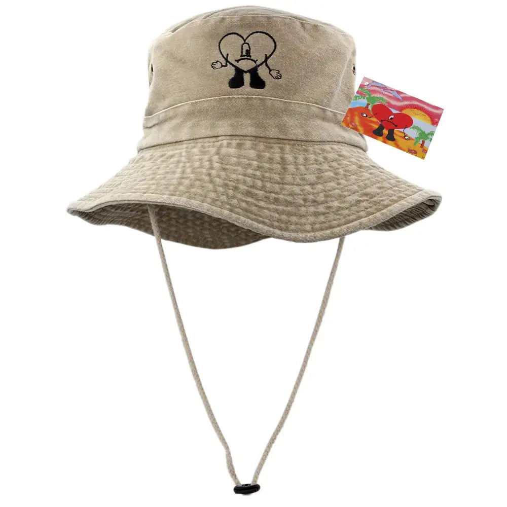 Foldable Cotton Embroidered Bucket Hat GLR SHOPPING
