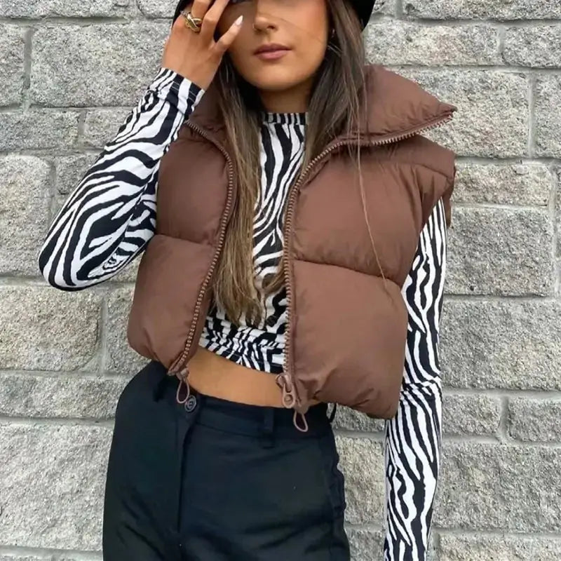 Quilted Vest Winter Coat Jacket GLR SHOPPING