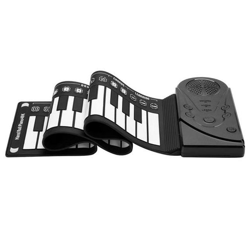 Portable 49 Key Flexible Silicone Roll Up Piano Folding Electronic