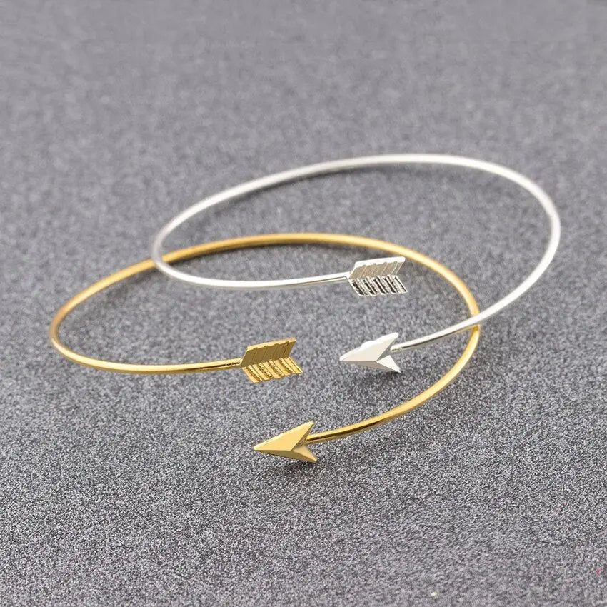 Punk Arrow Wrap Cuff Bracelets For Women Sample - GLR SHOPPING