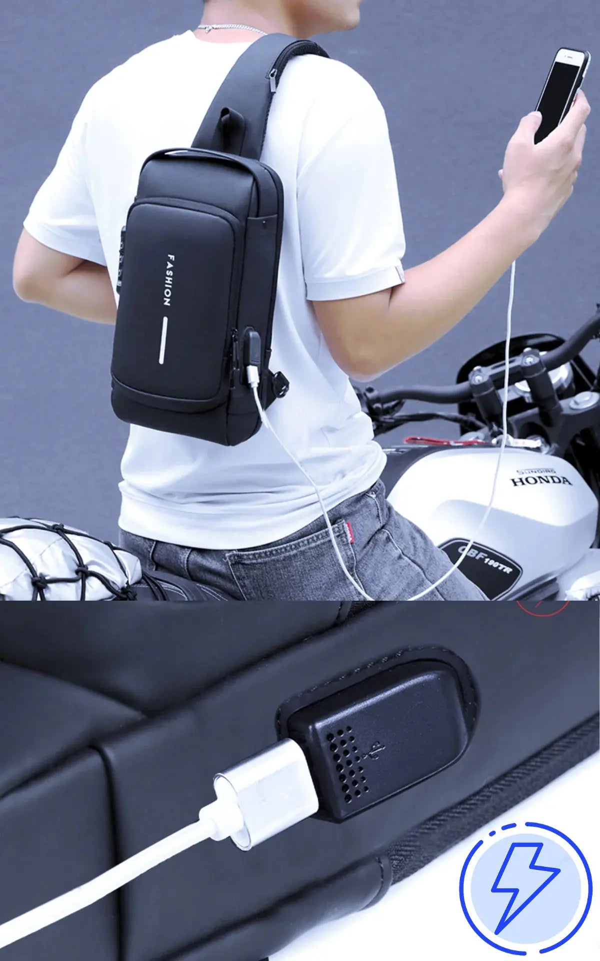 Mochila Anti-furto Executive Fashion - GLR SHOPPING