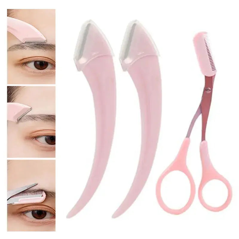 Eyebrow Trimming Scissors With Comb GLR SHOPPING