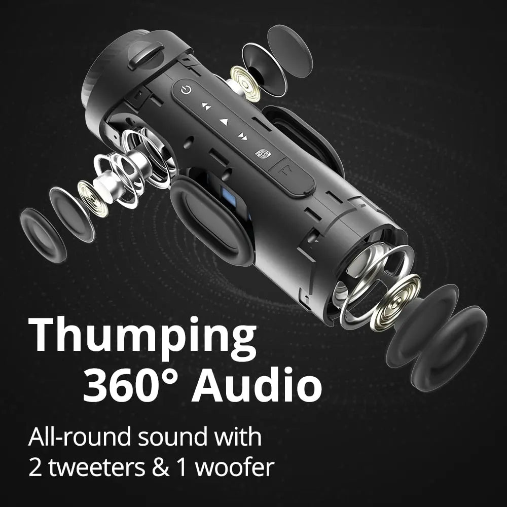 Dragon Bluetooth 360 degrees Surround Sound Speaker - GLR SHOPPING