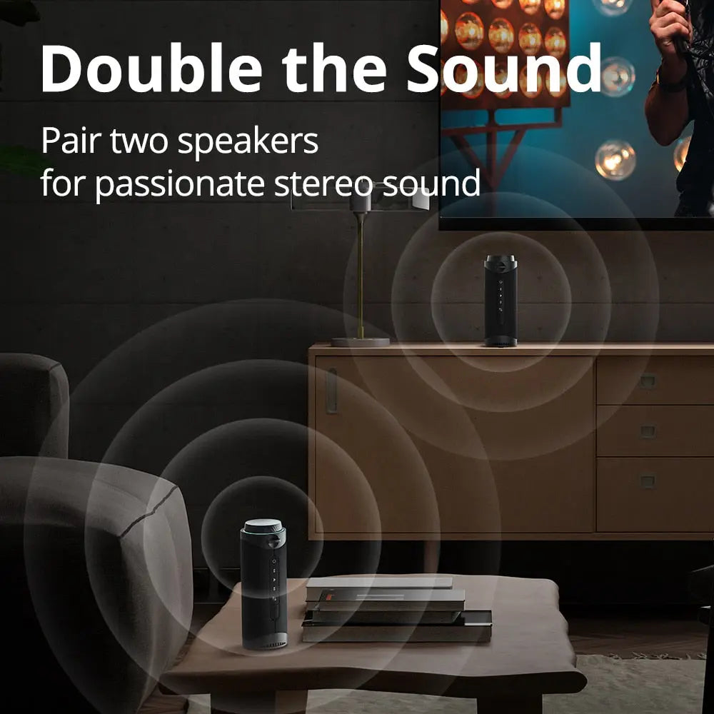 Dragon Bluetooth 360 degrees Surround Sound Speaker - GLR SHOPPING