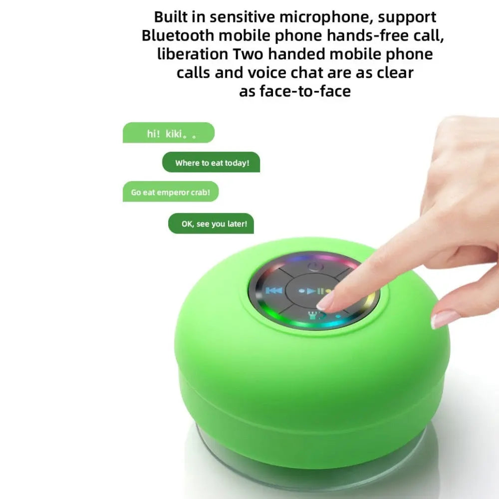 Mini Waterproof RGB Bluetooth Speaker - GLR SHOPPING
