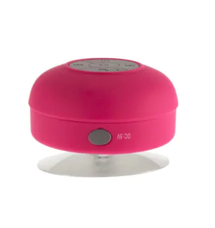 Bluetooth Shower Speaker - Red/Pink - GLR SHOPPING