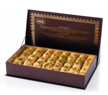 Dry Baklava with Pistachio in Gift Box, 1kg – 2.20lbs